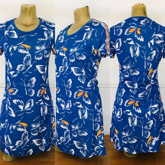 ADIDAS x FARM Rio BUTTERFLY DRESS Medium NWOT - Picture 6 of 16
